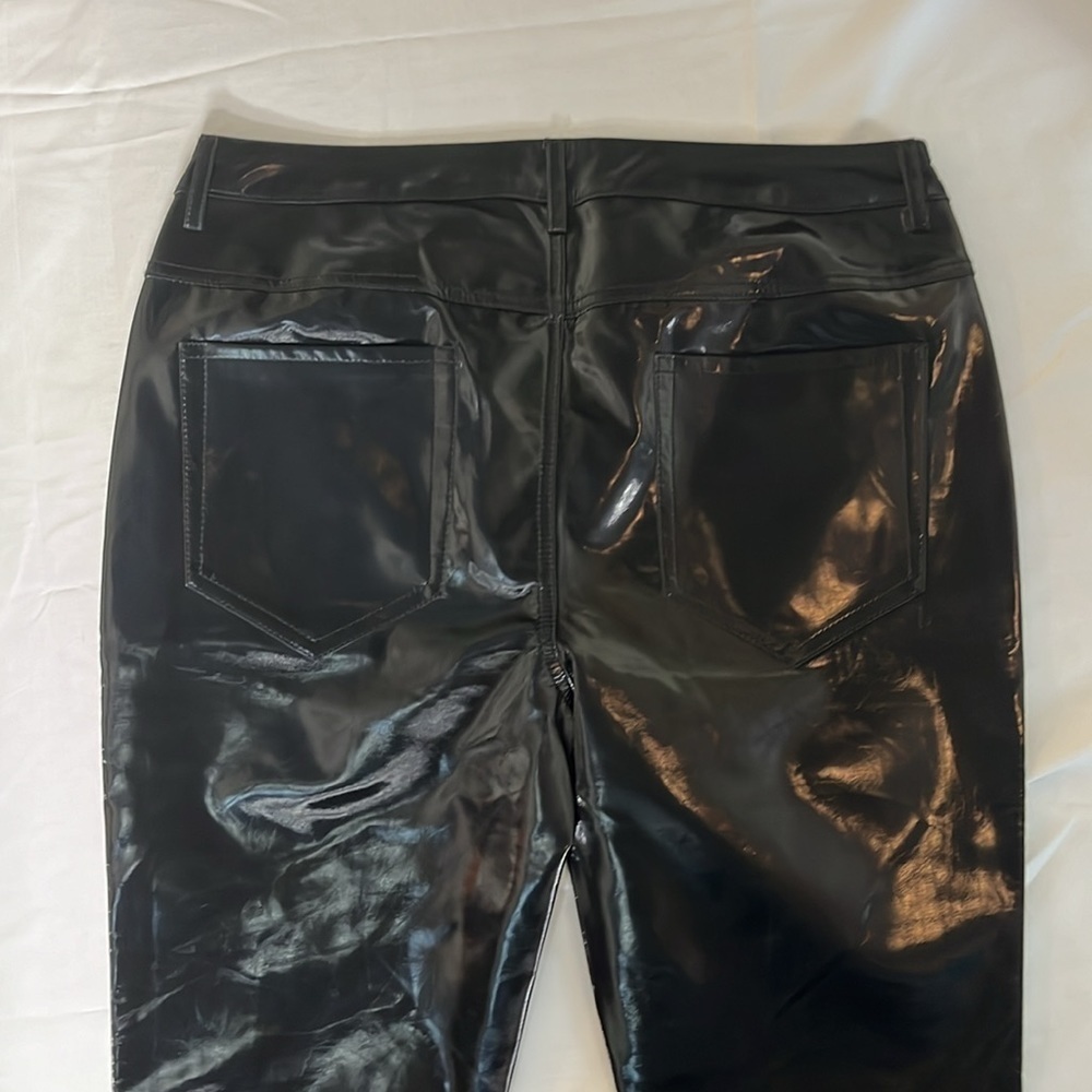 ⭐️ NWOT - Zara black pleather pants- size 32 - Picture 5 of 7